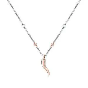 Morellato Istanti Rose Gold Tone Stainless Steel Necklace SAVZ04 For Women Morellato Istanti Rose Gold Tone Stainless Steel Necklace SAVZ04 For Women