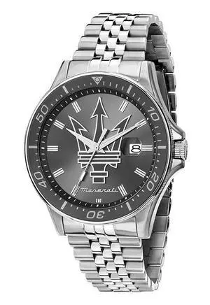 Maserati Sfida Stainless Steel Grey Sunray Dial Quartz R8853140010 100M Men's Watch Maserati Sfida Stainless Steel Grey Sunray Dial Quartz R8853140010 100M Men's Watch
