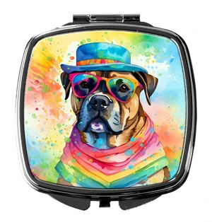 Cane Corso Hippie Dawg Compact Mirror Decorative Travel Makeup Mirror for Women Girls Gifts Pocket Makeup Mirror Folding Handheld Cane Corso Hippie Dawg Compact Mirror Decorative Travel Makeup Mirror for Women Girls Gifts Pocket Makeup Mirror Folding Handheld