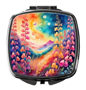 Colorful Snapdragon Compact Mirror Decorative Travel Makeup Mirror for Women Girls Gifts Pocket Makeup Mirror Folding Handheld Colorful Snapdragon Compact Mirror Decorative Travel Makeup Mirror for Women Girls Gifts Pocket Makeup Mirror Folding Handheld