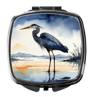 Blue Heron Barely Lit Sky Compact Mirror Decorative Travel Makeup Mirror for Women Girls Gifts Pocket Makeup Mirror Folding Handheld Blue Heron Barely Lit Sky Compact Mirror Decorative Travel Makeup Mirror for Women Girls Gifts Pocket Makeup Mirror Folding Handheld