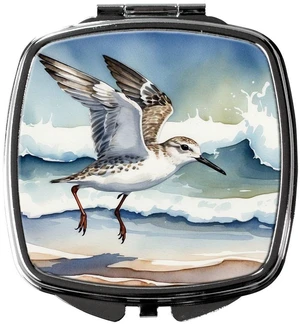 Sanderling Racing the Tide Compact Mirror Decorative Travel Makeup Mirror for Women Girls Gifts Pocket Makeup Mirror Folding Handheld Sanderling Racing the Tide Compact Mirror Decorative Travel Makeup Mirror for Women Girls Gifts Pocket Makeup Mirror Folding Handheld