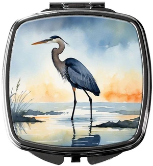 Blue Heron Barely Lit Sky Compact Mirror Decorative Travel Makeup Mirror for Women Girls Gifts Pocket Makeup Mirror Folding Handheld Blue Heron Barely Lit Sky Compact Mirror Decorative Travel Makeup Mirror for Women Girls Gifts Pocket Makeup Mirror Folding Handheld