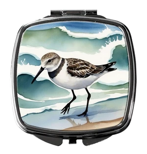 Sanderling Racing the Tide Compact Mirror Decorative Travel Makeup Mirror for Women Girls Gifts Pocket Makeup Mirror Folding Handheld Sanderling Racing the Tide Compact Mirror Decorative Travel Makeup Mirror for Women Girls Gifts Pocket Makeup Mirror Folding Handheld
