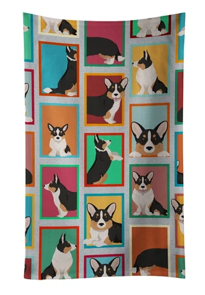 Lots of Tricolor Cardigan Corgi Kitchen Towel Dish Cloths Guest Hand Towel Decorative Bathroom Towel for Face,Tea, Dishcloth, Kitchen and Bath Lots of Tricolor Cardigan Corgi Kitchen Towel Dish Cloths Guest Hand Towel Decorative Bathroom Towel for Face,Tea, Dishcloth, Kitchen and Bath