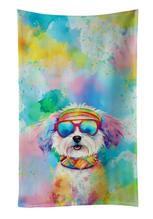 Bichon Frise Hippie Dawg Kitchen Towel Dish Cloths Guest Hand Towel Decorative Bathroom Towel for Face,Tea, Dishcloth, Kitchen and Bath Bichon Frise Hippie Dawg Kitchen Towel Dish Cloths Guest Hand Towel Decorative Bathroom Towel for Face,Tea, Dishcloth, Kitchen and Bath