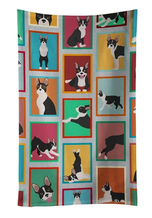 Lots of Boston Terrier Kitchen Towel Dish Cloths Guest Hand Towel Decorative Bathroom Towel for Face,Tea, Dishcloth, Kitchen and Bath Lots of Boston Terrier Kitchen Towel Dish Cloths Guest Hand Towel Decorative Bathroom Towel for Face,Tea, Dishcloth, Kitchen and Bath