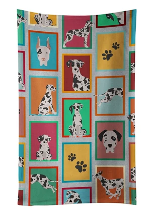 Lots of Harlequin Natural Ears Great Dane Kitchen Towel Dish Cloths Guest Hand Towel Decorative Bathroom Towel for Face,Tea, Dishcloth, Kitchen and Bath Lots of Harlequin Natural Ears Great Dane Kitchen Towel Dish Cloths Guest Hand Towel Decorative Bathroom Towel for Face,Tea, Dishcloth, Kitchen and Bath