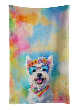Westie Hippie Dawg Kitchen Towel Dish Cloths Guest Hand Towel Decorative Bathroom Towel for Face,Tea, Dishcloth, Kitchen and Bath Westie Hippie Dawg Kitchen Towel Dish Cloths Guest Hand Towel Decorative Bathroom Towel for Face,Tea, Dishcloth, Kitchen and Bath
