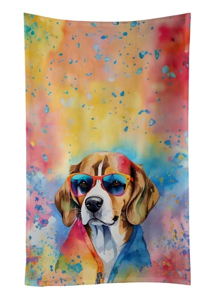 Beagle Hippie Dawg Kitchen Towel Dish Cloths Guest Hand Towel Decorative Bathroom Towel for Face,Tea, Dishcloth, Kitchen and Bath Beagle Hippie Dawg Kitchen Towel Dish Cloths Guest Hand Towel Decorative Bathroom Towel for Face,Tea, Dishcloth, Kitchen and Bath