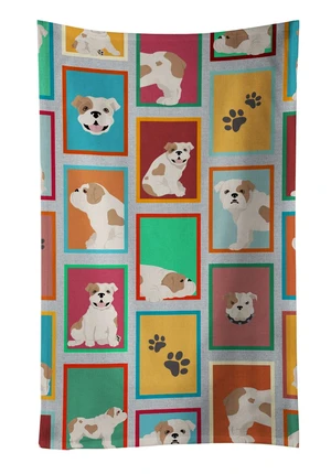 Lots of Piebald English Bulldog Kitchen Towel Dish Cloths Guest Hand Towel Decorative Bathroom Towel for Face,Tea, Dishcloth, Kitchen and Bath Lots of Piebald English Bulldog Kitchen Towel Dish Cloths Guest Hand Towel Decorative Bathroom Towel for Face,Tea, Dishcloth, Kitchen and Bath