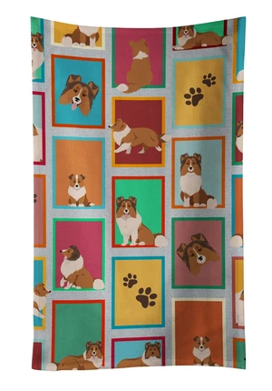 Lots of Sheltie Kitchen Towel Dish Cloths Guest Hand Towel Decorative Bathroom Towel for Face,Tea, Dishcloth, Kitchen and Bath Lots of Sheltie Kitchen Towel Dish Cloths Guest Hand Towel Decorative Bathroom Towel for Face,Tea, Dishcloth, Kitchen and Bath