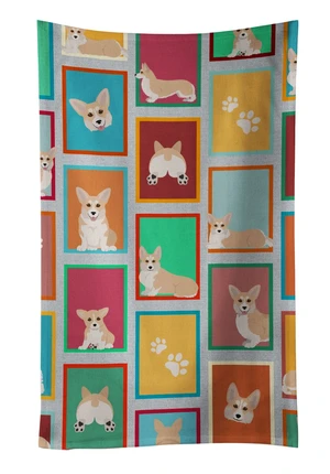 Lots of Fawn Pembroke Corgi Kitchen Towel Dish Cloths Guest Hand Towel Decorative Bathroom Towel for Face,Tea, Dishcloth, Kitchen and Bath Lots of Fawn Pembroke Corgi Kitchen Towel Dish Cloths Guest Hand Towel Decorative Bathroom Towel for Face,Tea, Dishcloth, Kitchen and Bath