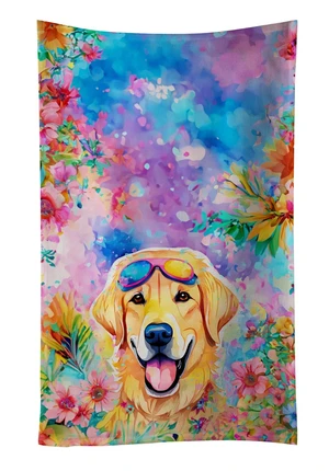 Yellow Labrador Hippie Dawg Kitchen Towel Dish Cloths Guest Hand Towel Decorative Bathroom Towel for Face,Tea, Dishcloth, Kitchen and Bath Yellow Labrador Hippie Dawg Kitchen Towel Dish Cloths Guest Hand Towel Decorative Bathroom Towel for Face,Tea, Dishcloth, Kitchen and Bath