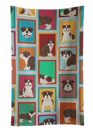 Lots of Brindle English Bulldog Kitchen Towel Dish Cloths Guest Hand Towel Decorative Bathroom Towel for Face,Tea, Dishcloth, Kitchen and Bath Lots of Brindle English Bulldog Kitchen Towel Dish Cloths Guest Hand Towel Decorative Bathroom Towel for Face,Tea, Dishcloth, Kitchen and Bath