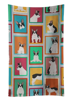 Lots of Black and White French Bulldog Kitchen Towel Dish Cloths Guest Hand Towel Decorative Bathroom Towel for Face,Tea, Dishcloth, Kitchen and Bath Lots of Black and White French Bulldog Kitchen Towel Dish Cloths Guest Hand Towel Decorative Bathroom Towel for Face,Tea, Dishcloth, Kitchen and Bath