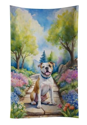 American Bulldog Spring Garden Kitchen Towel Dish Cloths Guest Hand Towel Decorative Bathroom Towel for Face,Tea, Dishcloth, Kitchen and Bath American Bulldog Spring Garden Kitchen Towel Dish Cloths Guest Hand Towel Decorative Bathroom Towel for Face,Tea, Dishcloth, Kitchen and Bath