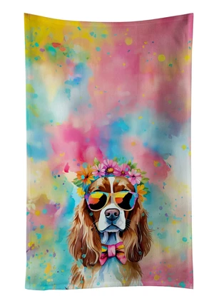 Cavalier Spaniel Hippie Dawg Kitchen Towel Dish Cloths Guest Hand Towel Decorative Bathroom Towel for Face,Tea, Dishcloth, Kitchen and Bath Cavalier Spaniel Hippie Dawg Kitchen Towel Dish Cloths Guest Hand Towel Decorative Bathroom Towel for Face,Tea, Dishcloth, Kitchen and Bath