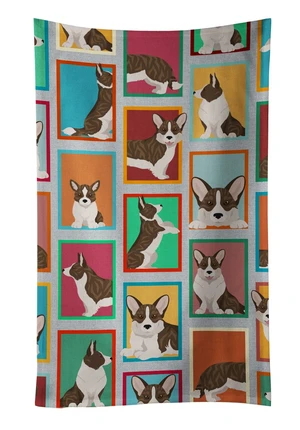 Lots of Brindle Cardigan Corgi Kitchen Towel Dish Cloths Guest Hand Towel Decorative Bathroom Towel for Face,Tea, Dishcloth, Kitchen and Bath Lots of Brindle Cardigan Corgi Kitchen Towel Dish Cloths Guest Hand Towel Decorative Bathroom Towel for Face,Tea, Dishcloth, Kitchen and Bath