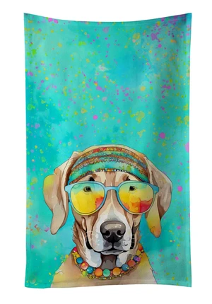 Weimaraner Hippie Dawg Kitchen Towel Dish Cloths Guest Hand Towel Decorative Bathroom Towel for Face,Tea, Dishcloth, Kitchen and Bath Weimaraner Hippie Dawg Kitchen Towel Dish Cloths Guest Hand Towel Decorative Bathroom Towel for Face,Tea, Dishcloth, Kitchen and Bath