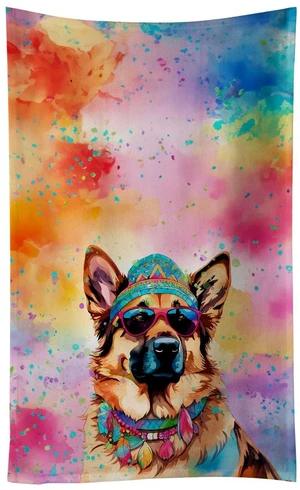 German Shepherd Hippie Dawg Kitchen Towel Dish Cloths Guest Hand Towel Decorative Bathroom Towel for Face,Tea, Dishcloth, Kitchen and Bath German Shepherd Hippie Dawg Kitchen Towel Dish Cloths Guest Hand Towel Decorative Bathroom Towel for Face,Tea, Dishcloth, Kitchen and Bath