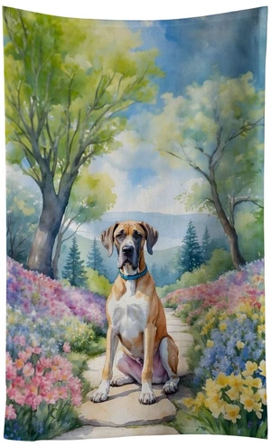 Great Dane Spring Path Kitchen Towel Dish Cloths Guest Hand Towel Decorative Bathroom Towel for Face,Tea, Dishcloth, Kitchen and Bath Great Dane Spring Path Kitchen Towel Dish Cloths Guest Hand Towel Decorative Bathroom Towel for Face,Tea, Dishcloth, Kitchen and Bath