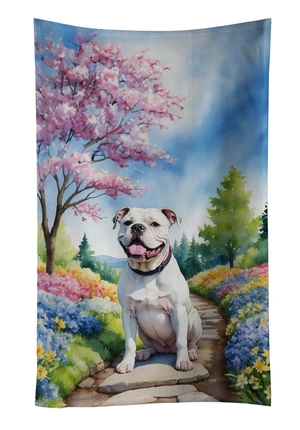 American Bulldog Spring Garden Kitchen Towel Dish Cloths Guest Hand Towel Decorative Bathroom Towel for Face,Tea, Dishcloth, Kitchen and Bath American Bulldog Spring Garden Kitchen Towel Dish Cloths Guest Hand Towel Decorative Bathroom Towel for Face,Tea, Dishcloth, Kitchen and Bath