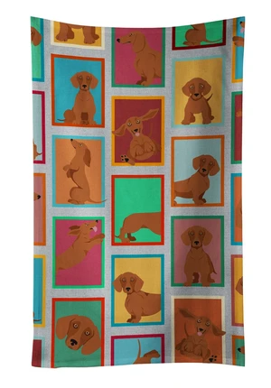 Lots of Red Dachshund Kitchen Towel Dish Cloths Guest Hand Towel Decorative Bathroom Towel for Face,Tea, Dishcloth, Kitchen and Bath Lots of Red Dachshund Kitchen Towel Dish Cloths Guest Hand Towel Decorative Bathroom Towel for Face,Tea, Dishcloth, Kitchen and Bath