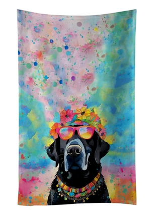 Black Labrador Hippie Dawg Kitchen Towel Dish Cloths Guest Hand Towel Decorative Bathroom Towel for Face,Tea, Dishcloth, Kitchen and Bath Black Labrador Hippie Dawg Kitchen Towel Dish Cloths Guest Hand Towel Decorative Bathroom Towel for Face,Tea, Dishcloth, Kitchen and Bath