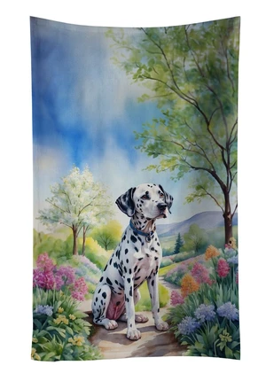 Dalmatian Spring Path Kitchen Towel Dish Cloths Guest Hand Towel Decorative Bathroom Towel for Face,Tea, Dishcloth, Kitchen and Bath Dalmatian Spring Path Kitchen Towel Dish Cloths Guest Hand Towel Decorative Bathroom Towel for Face,Tea, Dishcloth, Kitchen and Bath