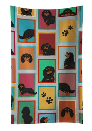 Lots of Black and Tan Cavalier King Charles Spaniel Kitchen Towel Dish Cloths Guest Hand Towel Decorative Bathroom Towel for Face,Tea, Dishcloth, Kitchen and Bath Lots of Black and Tan Cavalier King Charles Spaniel Kitchen Towel Dish Cloths Guest Hand Towel Decorative Bathroom Towel for Face,Tea, Dishcloth, Kitchen and Bath