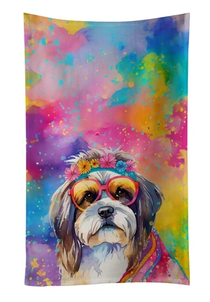 Shih Tzu Hippie Dawg Kitchen Towel Dish Cloths Guest Hand Towel Decorative Bathroom Towel for Face,Tea, Dishcloth, Kitchen and Bath Shih Tzu Hippie Dawg Kitchen Towel Dish Cloths Guest Hand Towel Decorative Bathroom Towel for Face,Tea, Dishcloth, Kitchen and Bath