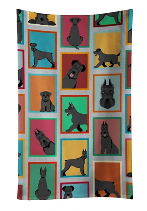 Lots of Black Schnauzer Kitchen Towel Dish Cloths Guest Hand Towel Decorative Bathroom Towel for Face,Tea, Dishcloth, Kitchen and Bath Lots of Black Schnauzer Kitchen Towel Dish Cloths Guest Hand Towel Decorative Bathroom Towel for Face,Tea, Dishcloth, Kitchen and Bath