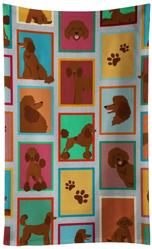 Lots of Chocolate Standard Poodle Kitchen Towel Dish Cloths Guest Hand Towel Decorative Bathroom Towel for Face,Tea, Dishcloth, Kitchen and Bath Lots of Chocolate Standard Poodle Kitchen Towel Dish Cloths Guest Hand Towel Decorative Bathroom Towel for Face,Tea, Dishcloth, Kitchen and Bath