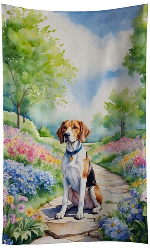 English Foxhound Spring Path Kitchen Towel Dish Cloths Guest Hand Towel Decorative Bathroom Towel for Face,Tea, Dishcloth, Kitchen and Bath English Foxhound Spring Path Kitchen Towel Dish Cloths Guest Hand Towel Decorative Bathroom Towel for Face,Tea, Dishcloth, Kitchen and Bath