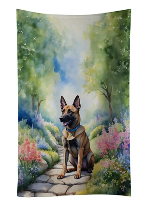Belgian Malinois Spring Garden Kitchen Towel Dish Cloths Guest Hand Towel Decorative Bathroom Towel for Face,Tea, Dishcloth, Kitchen and Bath Belgian Malinois Spring Garden Kitchen Towel Dish Cloths Guest Hand Towel Decorative Bathroom Towel for Face,Tea, Dishcloth, Kitchen and Bath