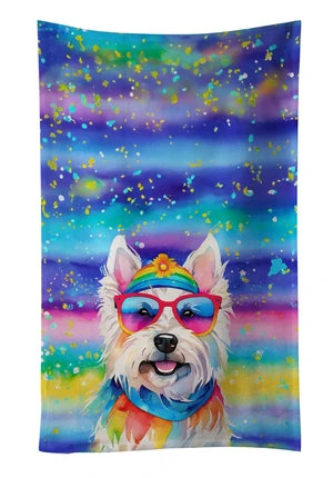 Westie Hippie Dawg Kitchen Towel Dish Cloths Guest Hand Towel Decorative Bathroom Towel for Face,Tea, Dishcloth, Kitchen and Bath Westie Hippie Dawg Kitchen Towel Dish Cloths Guest Hand Towel Decorative Bathroom Towel for Face,Tea, Dishcloth, Kitchen and Bath