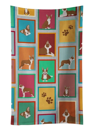 Lots of Red Boston Terrier Kitchen Towel Dish Cloths Guest Hand Towel Decorative Bathroom Towel for Face,Tea, Dishcloth, Kitchen and Bath Lots of Red Boston Terrier Kitchen Towel Dish Cloths Guest Hand Towel Decorative Bathroom Towel for Face,Tea, Dishcloth, Kitchen and Bath