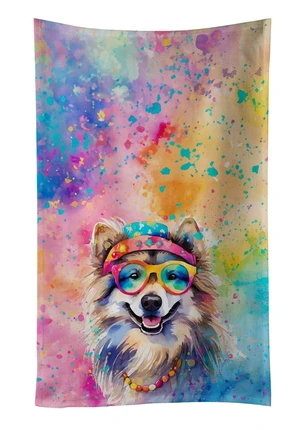 Keeshond Hippie Dawg Kitchen Towel Dish Cloths Guest Hand Towel Decorative Bathroom Towel for Face,Tea, Dishcloth, Kitchen and Bath Keeshond Hippie Dawg Kitchen Towel Dish Cloths Guest Hand Towel Decorative Bathroom Towel for Face,Tea, Dishcloth, Kitchen and Bath