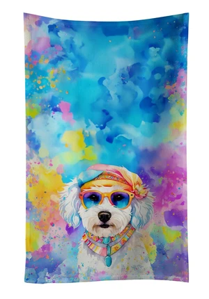 Bichon Frise Hippie Dawg Kitchen Towel Dish Cloths Guest Hand Towel Decorative Bathroom Towel for Face,Tea, Dishcloth, Kitchen and Bath Bichon Frise Hippie Dawg Kitchen Towel Dish Cloths Guest Hand Towel Decorative Bathroom Towel for Face,Tea, Dishcloth, Kitchen and Bath