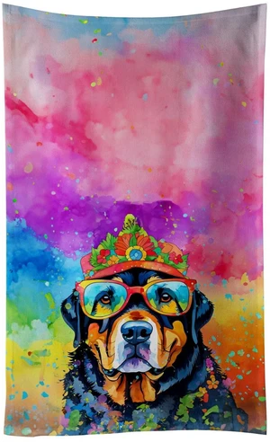 Rottweiler Hippie Dawg Kitchen Towel Dish Cloths Guest Hand Towel Decorative Bathroom Towel for Face,Tea, Dishcloth, Kitchen and Bath Rottweiler Hippie Dawg Kitchen Towel Dish Cloths Guest Hand Towel Decorative Bathroom Towel for Face,Tea, Dishcloth, Kitchen and Bath
