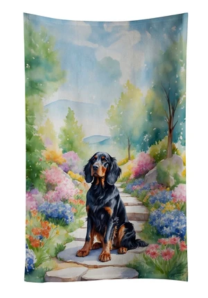 Gordon Setter Spring Path Kitchen Towel Dish Cloths Guest Hand Towel Decorative Bathroom Towel for Face,Tea, Dishcloth, Kitchen and Bath Gordon Setter Spring Path Kitchen Towel Dish Cloths Guest Hand Towel Decorative Bathroom Towel for Face,Tea, Dishcloth, Kitchen and Bath