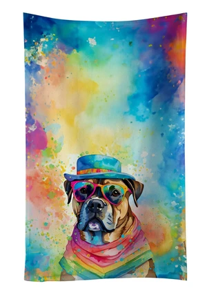 Cane Corso Hippie Dawg Kitchen Towel Dish Cloths Guest Hand Towel Decorative Bathroom Towel for Face,Tea, Dishcloth, Kitchen and Bath Cane Corso Hippie Dawg Kitchen Towel Dish Cloths Guest Hand Towel Decorative Bathroom Towel for Face,Tea, Dishcloth, Kitchen and Bath