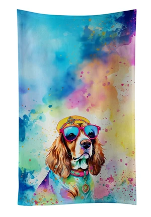 Cavalier Spaniel Hippie Dawg Kitchen Towel Dish Cloths Guest Hand Towel Decorative Bathroom Towel for Face,Tea, Dishcloth, Kitchen and Bath Cavalier Spaniel Hippie Dawg Kitchen Towel Dish Cloths Guest Hand Towel Decorative Bathroom Towel for Face,Tea, Dishcloth, Kitchen and Bath