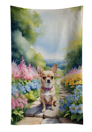 Chihuahua Spring Path Kitchen Towel Dish Cloths Guest Hand Towel Decorative Bathroom Towel for Face,Tea, Dishcloth, Kitchen and Bath Chihuahua Spring Path Kitchen Towel Dish Cloths Guest Hand Towel Decorative Bathroom Towel for Face,Tea, Dishcloth, Kitchen and Bath