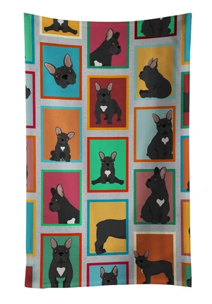 Lots of Black French Bulldog Kitchen Towel Dish Cloths Guest Hand Towel Decorative Bathroom Towel for Face,Tea, Dishcloth, Kitchen and Bath Lots of Black French Bulldog Kitchen Towel Dish Cloths Guest Hand Towel Decorative Bathroom Towel for Face,Tea, Dishcloth, Kitchen and Bath