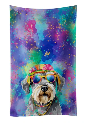 Schnauzer Hippie Dawg Kitchen Towel Dish Cloths Guest Hand Towel Decorative Bathroom Towel for Face,Tea, Dishcloth, Kitchen and Bath Schnauzer Hippie Dawg Kitchen Towel Dish Cloths Guest Hand Towel Decorative Bathroom Towel for Face,Tea, Dishcloth, Kitchen and Bath