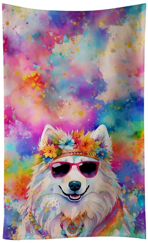 Samoyed Hippie Dawg Kitchen Towel Dish Cloths Guest Hand Towel Decorative Bathroom Towel for Face,Tea, Dishcloth, Kitchen and Bath Samoyed Hippie Dawg Kitchen Towel Dish Cloths Guest Hand Towel Decorative Bathroom Towel for Face,Tea, Dishcloth, Kitchen and Bath