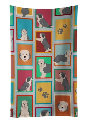Lots of Old English Sheepdog Kitchen Towel Dish Cloths Guest Hand Towel Decorative Bathroom Towel for Face,Tea, Dishcloth, Kitchen and Bath Lots of Old English Sheepdog Kitchen Towel Dish Cloths Guest Hand Towel Decorative Bathroom Towel for Face,Tea, Dishcloth, Kitchen and Bath