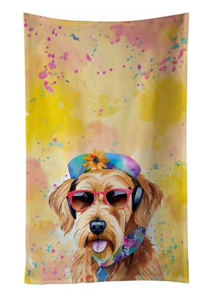 Airedale Terrier Hippie Dawg Kitchen Towel Dish Cloths Guest Hand Towel Decorative Bathroom Towel for Face,Tea, Dishcloth, Kitchen and Bath Airedale Terrier Hippie Dawg Kitchen Towel Dish Cloths Guest Hand Towel Decorative Bathroom Towel for Face,Tea, Dishcloth, Kitchen and Bath